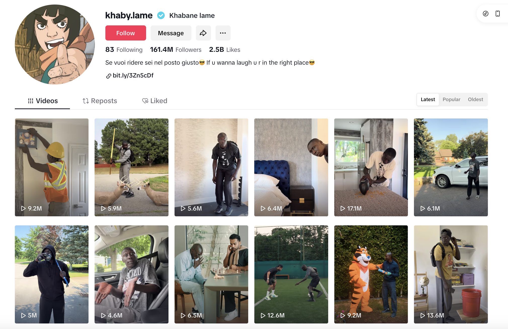 how to become famous on tiktok like khaby lame