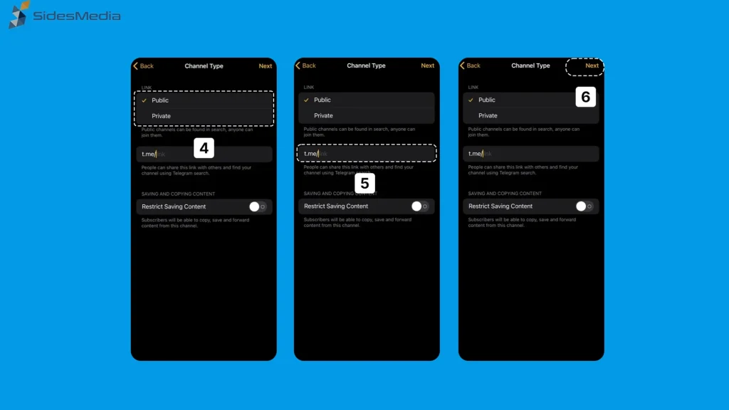 How to Create Telegram Channel in 5 Easy Steps | Sidesmedia