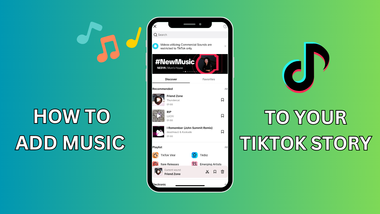 How To Add Music To Your TikTok Story HOW TO ADD MUSIC TO YOUR TIKTOK STORY
