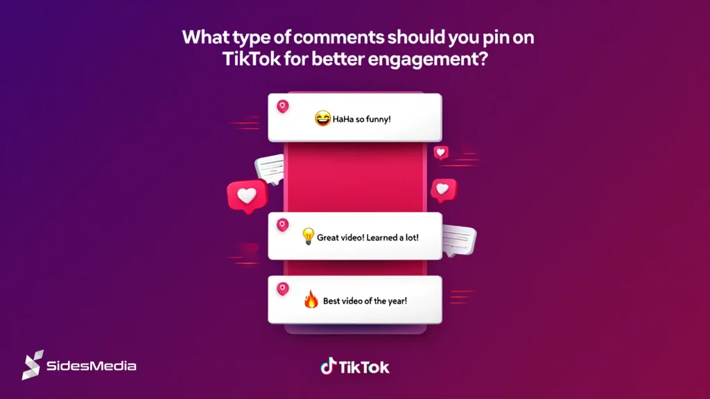 how to pin comments on TikTok