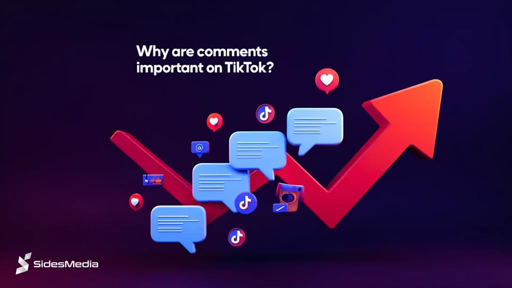 Why are comments important on TikTok